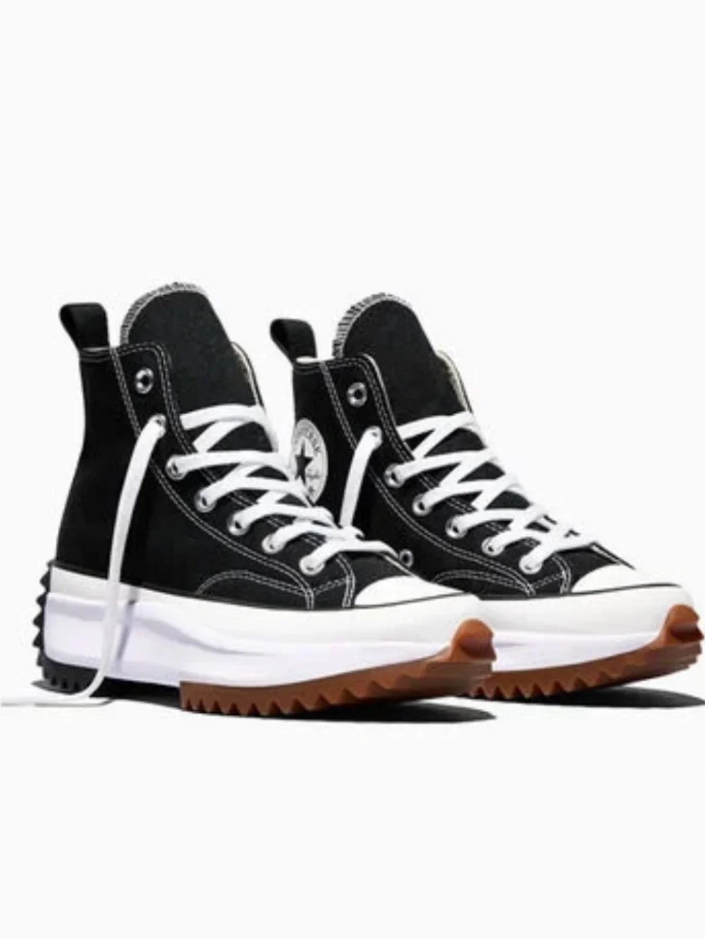 Converse Run Star Hike Platform High-Tops Black canvas